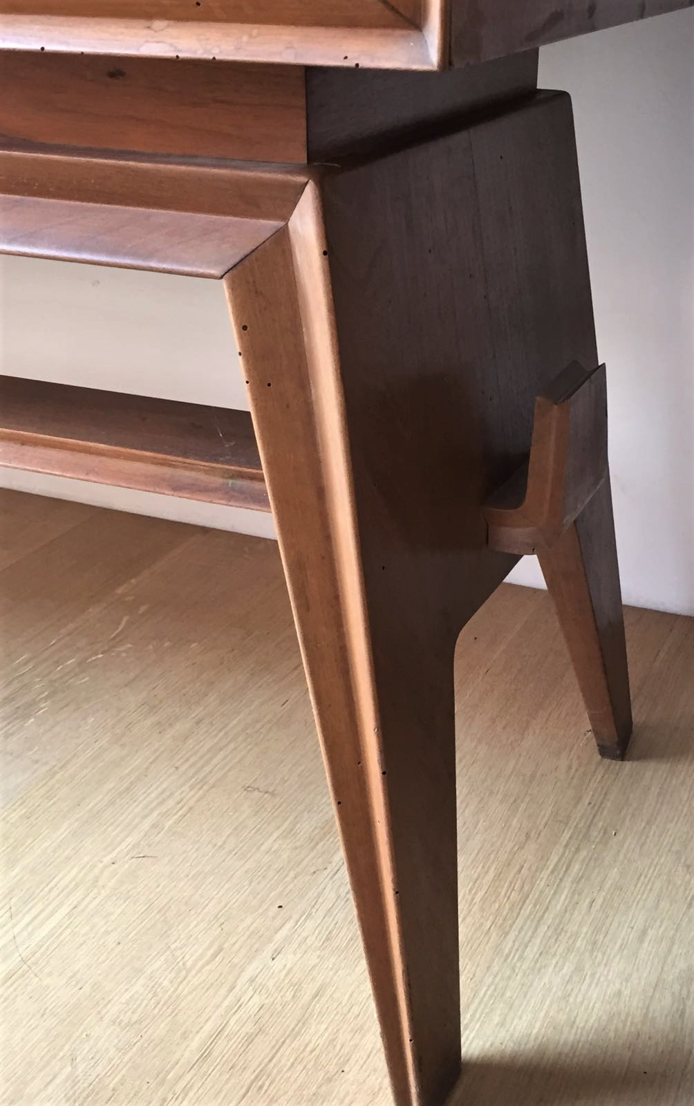 1950s Dry Bar and Book Case Cabinet 