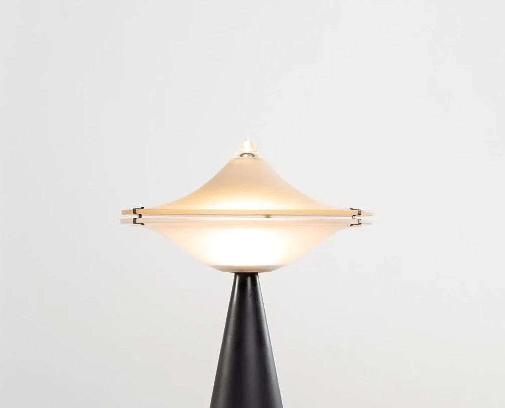 Moioli Gallery - 1970s Rare Table Lamp Alien by Luciano Cesaro