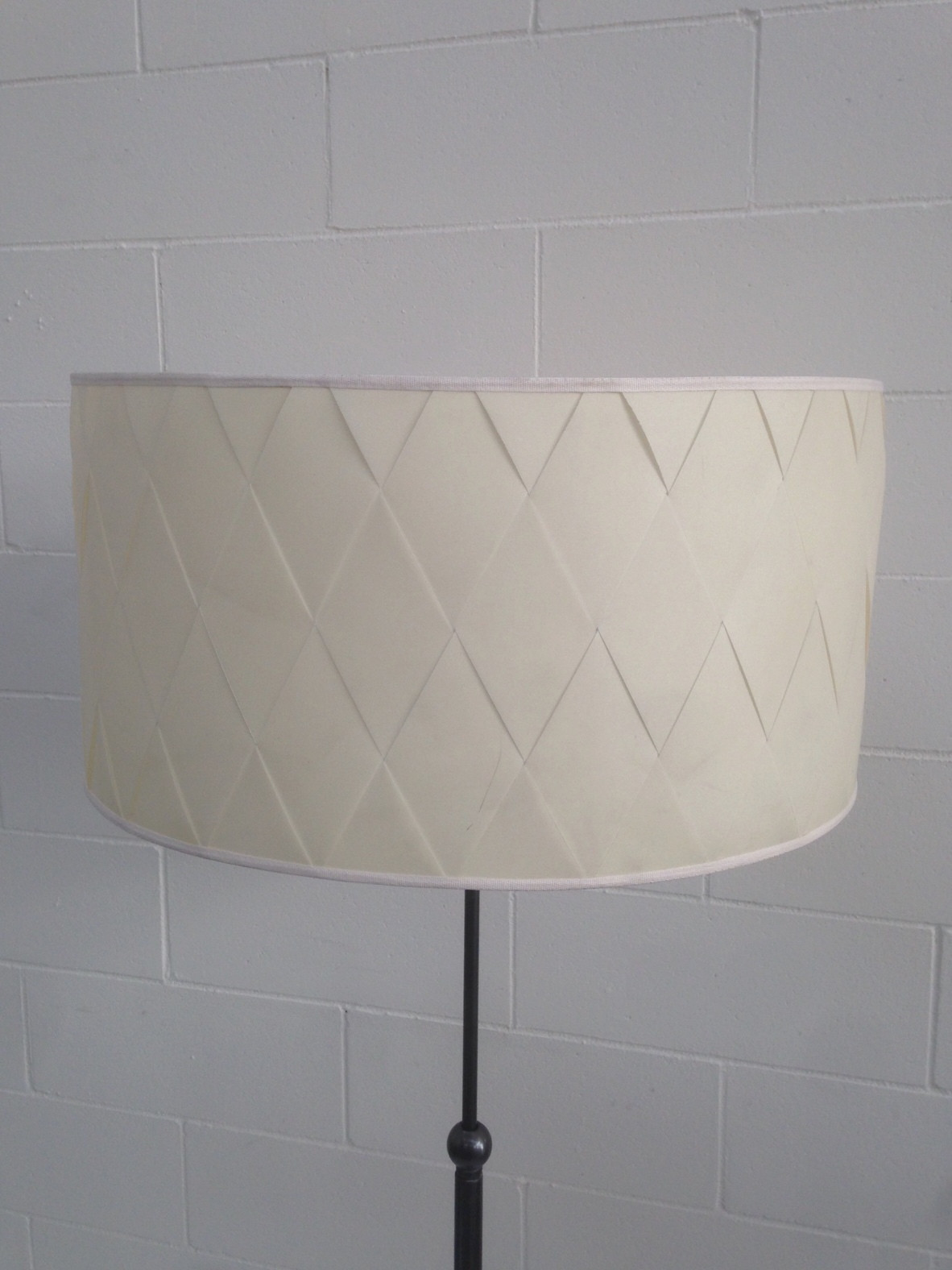 21ST C.PARCHEMENT PAPER FLOOR LAMP BY GRAHAM BIBBY   