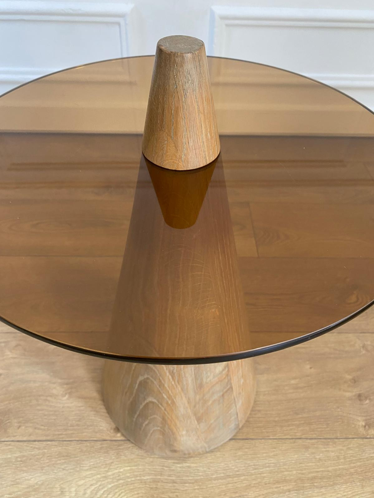 Pair of 1940s French Round Side Tables
