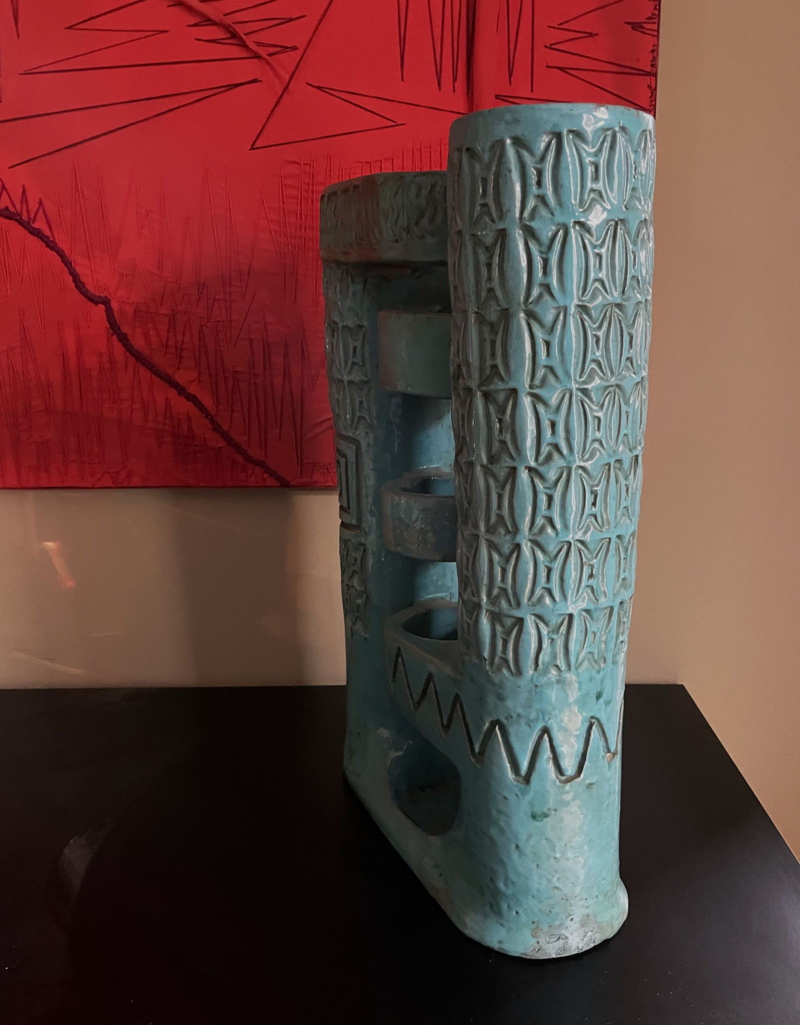 1960s Unique Ceramic vase by Atelier Victor Cerrato