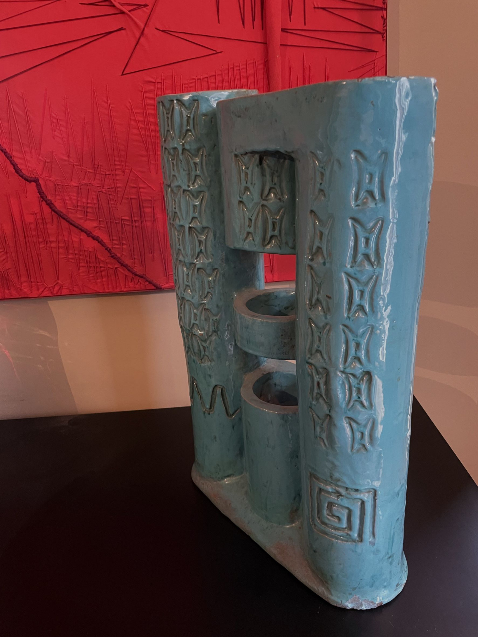 1960s Unique Ceramic vase by Atelier Victor Cerrato