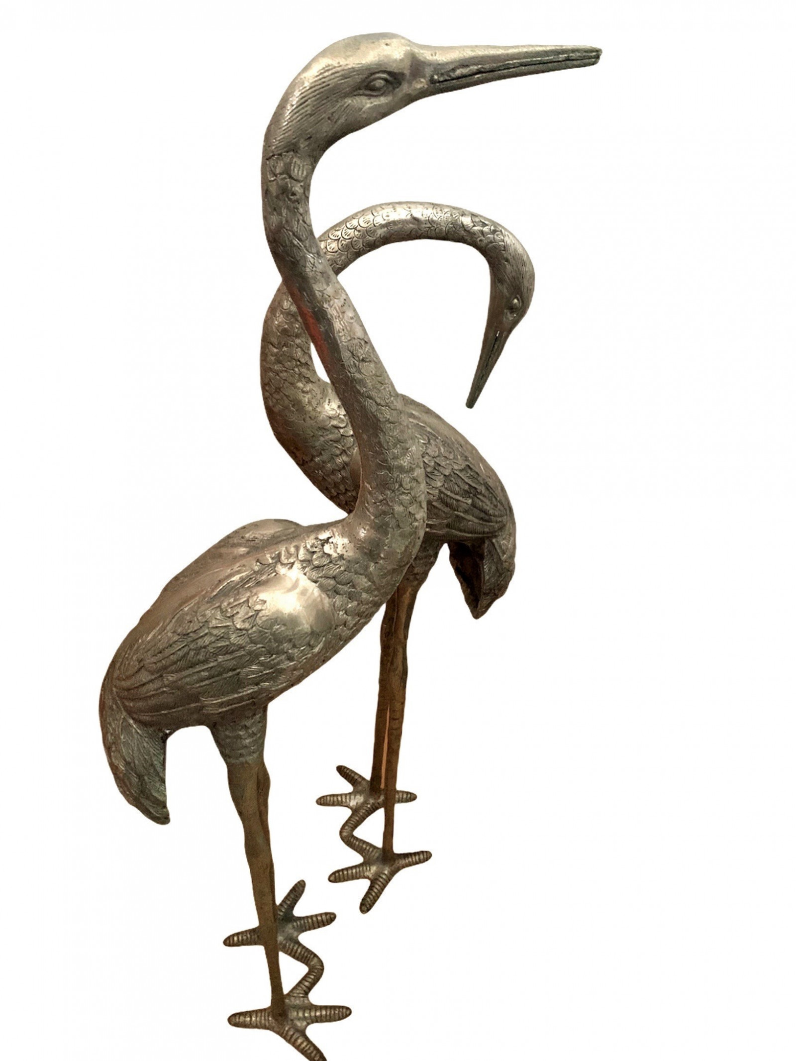 1970s Large Italian Sculptures of Herons 
