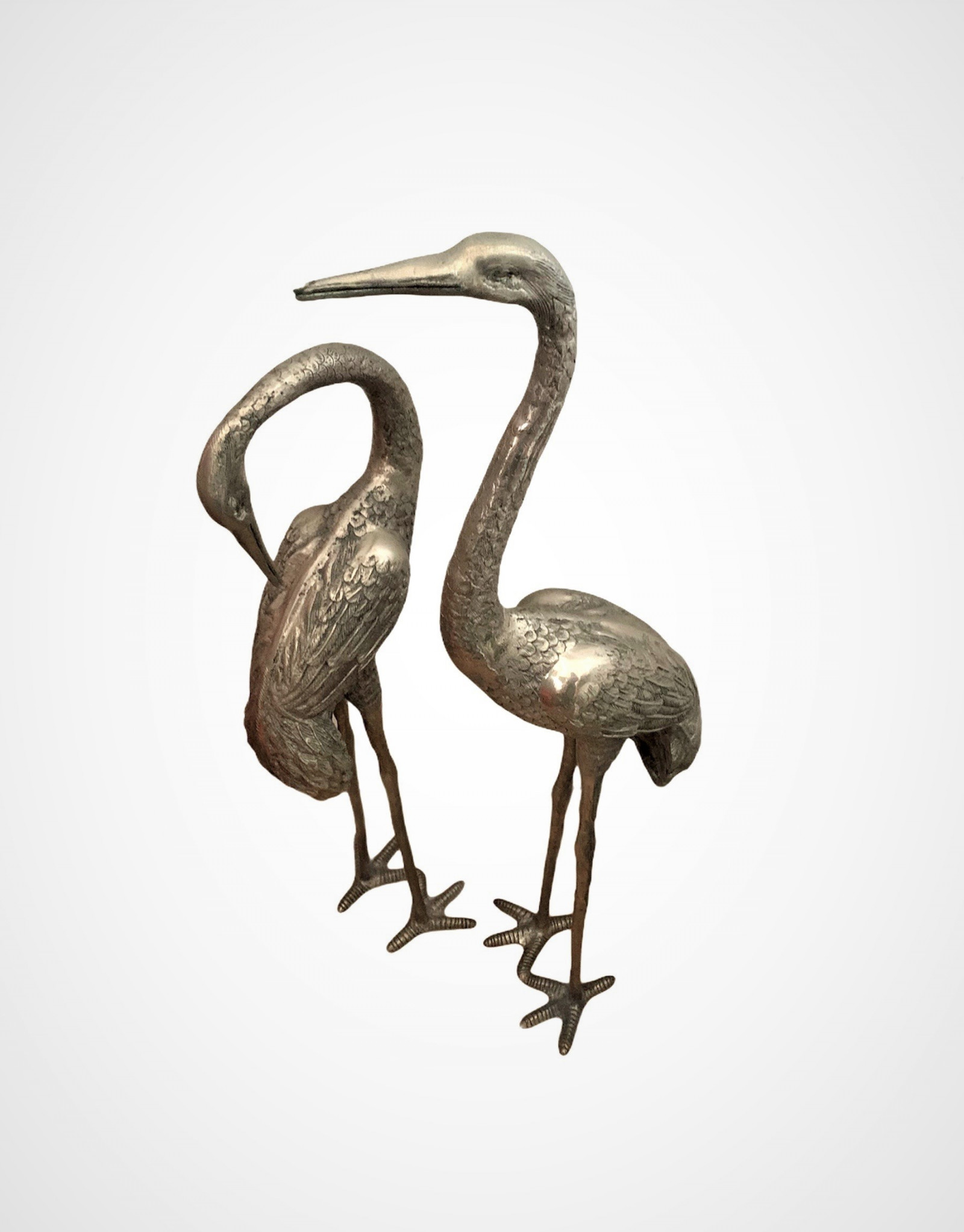 1970s Large Italian Sculptures of Herons 