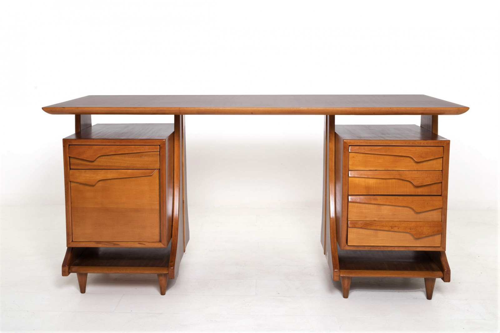 1950s Rare Desk in the style of Ignazio Gardella 