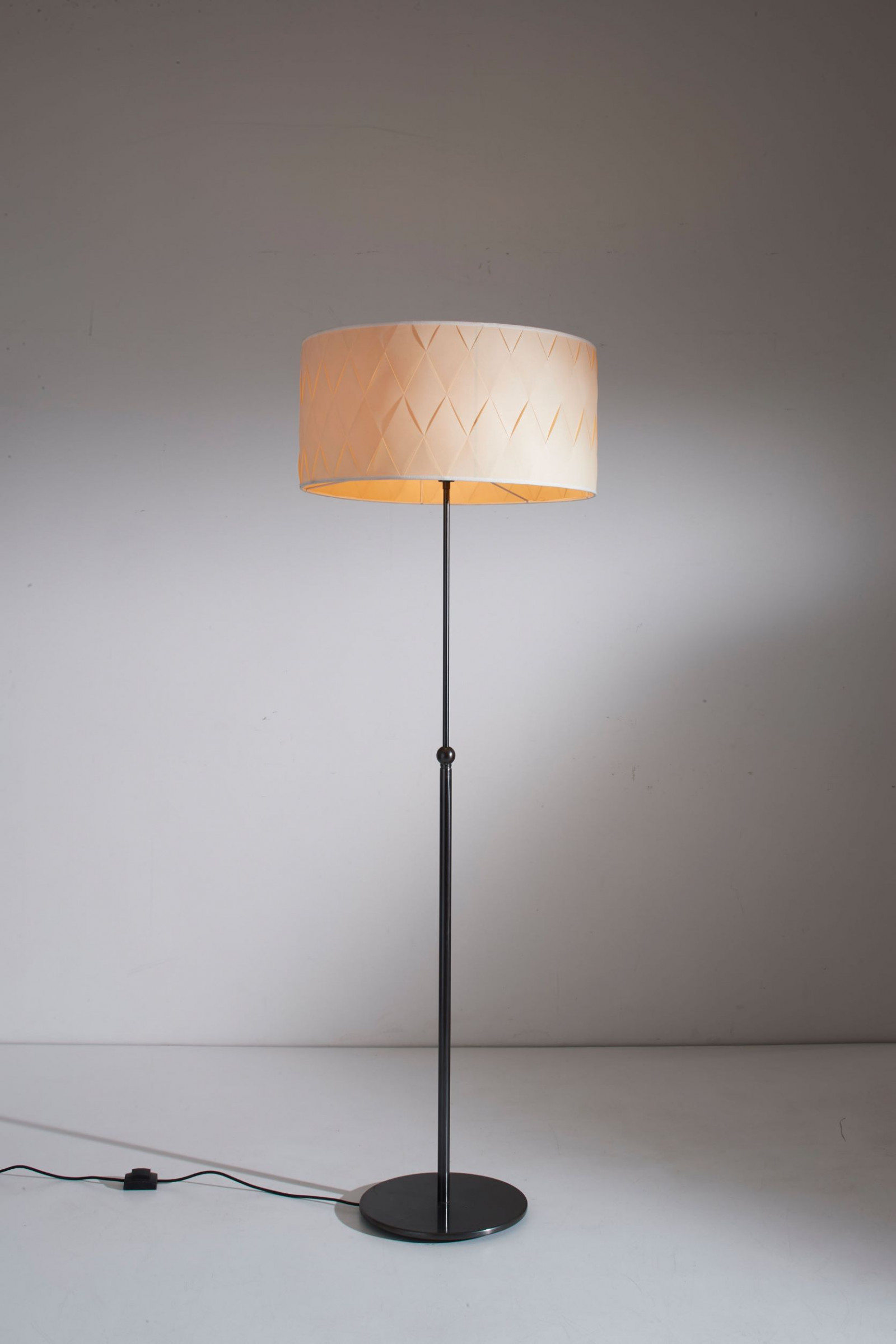 21ST C.PARCHEMENT PAPER FLOOR LAMP BY GRAHAM BIBBY   