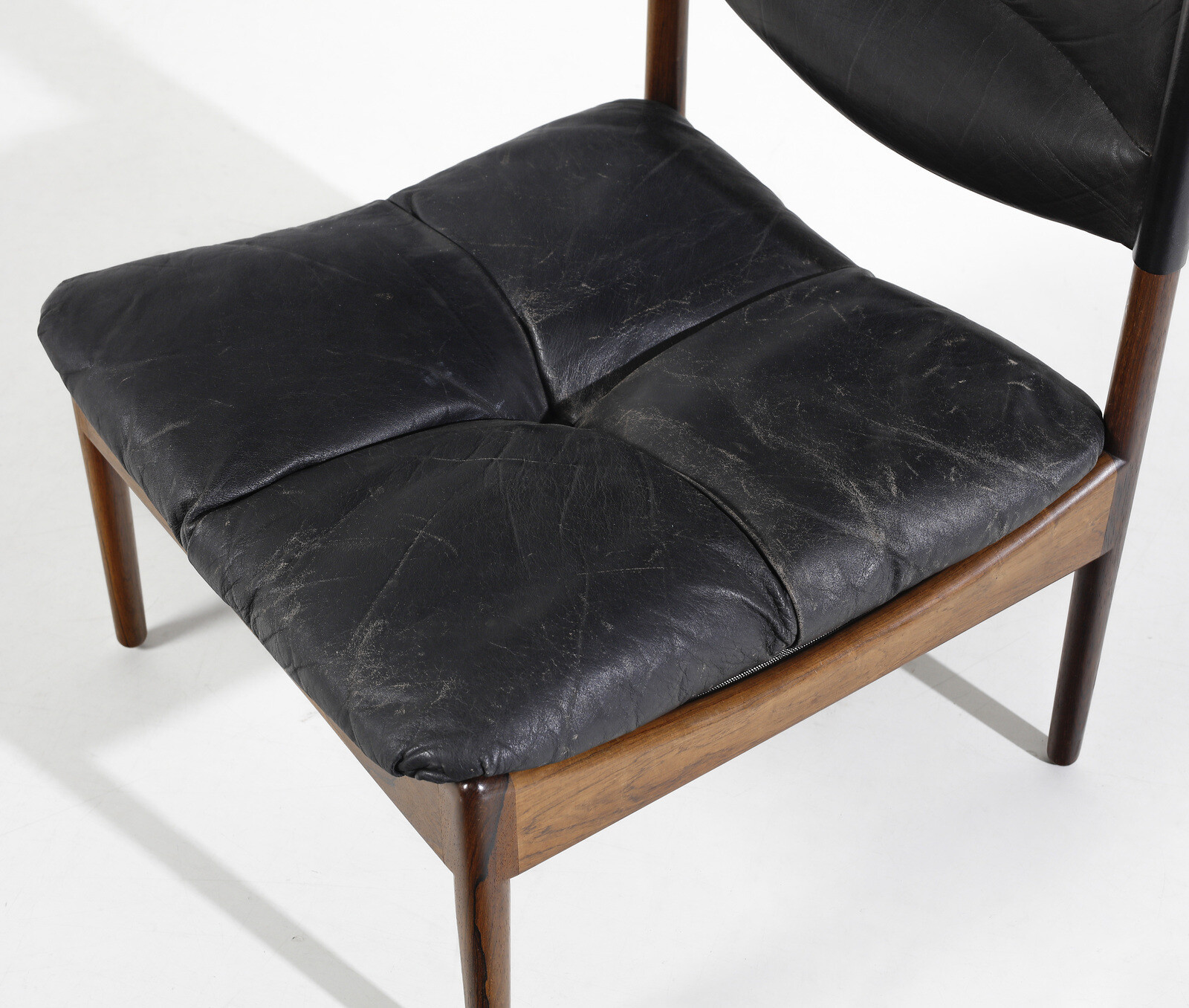 1960's Modus Chair . Ottoman and side table by Kristian Solmer Vedel