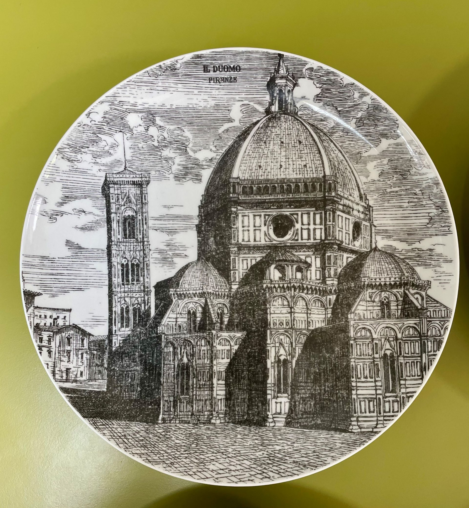 The " Serie Firenze" 1960s Plates by Fornasetti