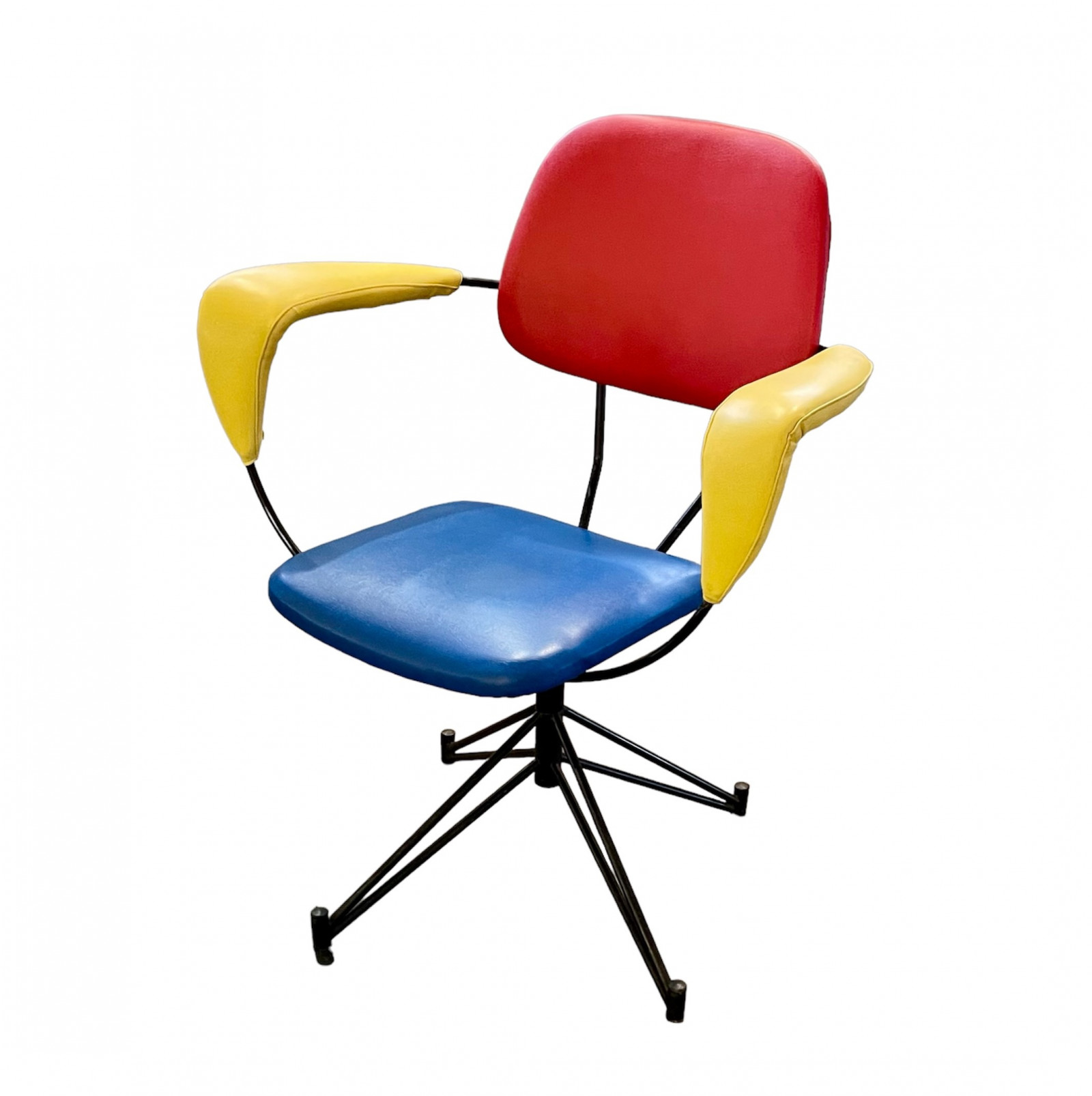 Rare 1950s - Swivel Chair by Velca -Legnano