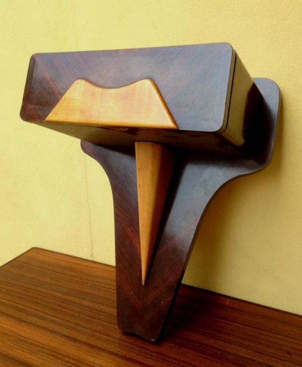 1930s Rare Small Hanging Console Attributed to Atelier Borsani