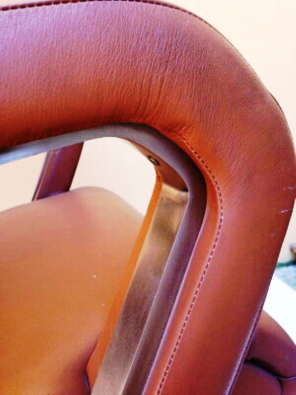 1970's Extraordinary Swivel Desk Chair by Gianni Moscatelli for Formanova 