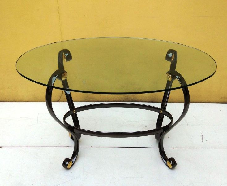 1990s Pair Of Side Tables by Versace Collection