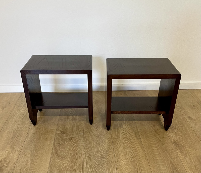 1930s Rationalists  Italian Side Tables/Bed side Tables 