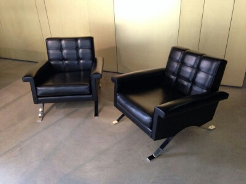 1960s Ico Parisi  Pair of Armchairs .  mod. 875 