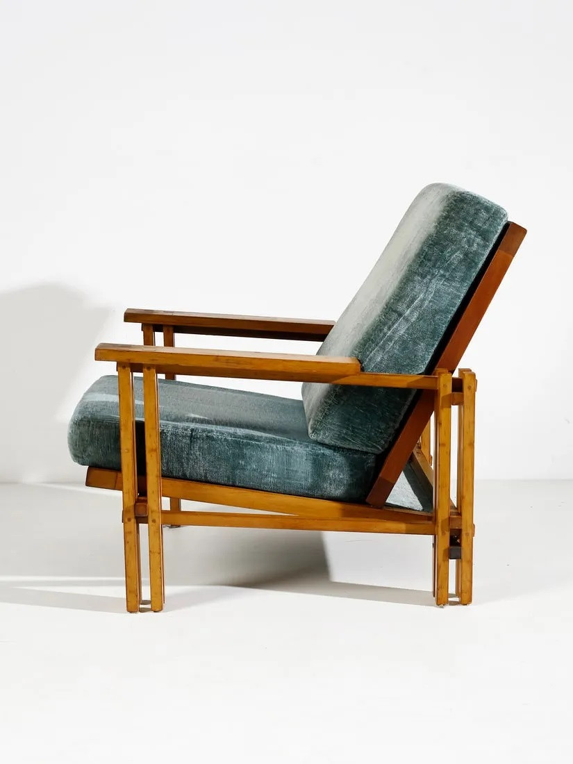 1960s Pair of armchairs attributed to Costantino Dardi