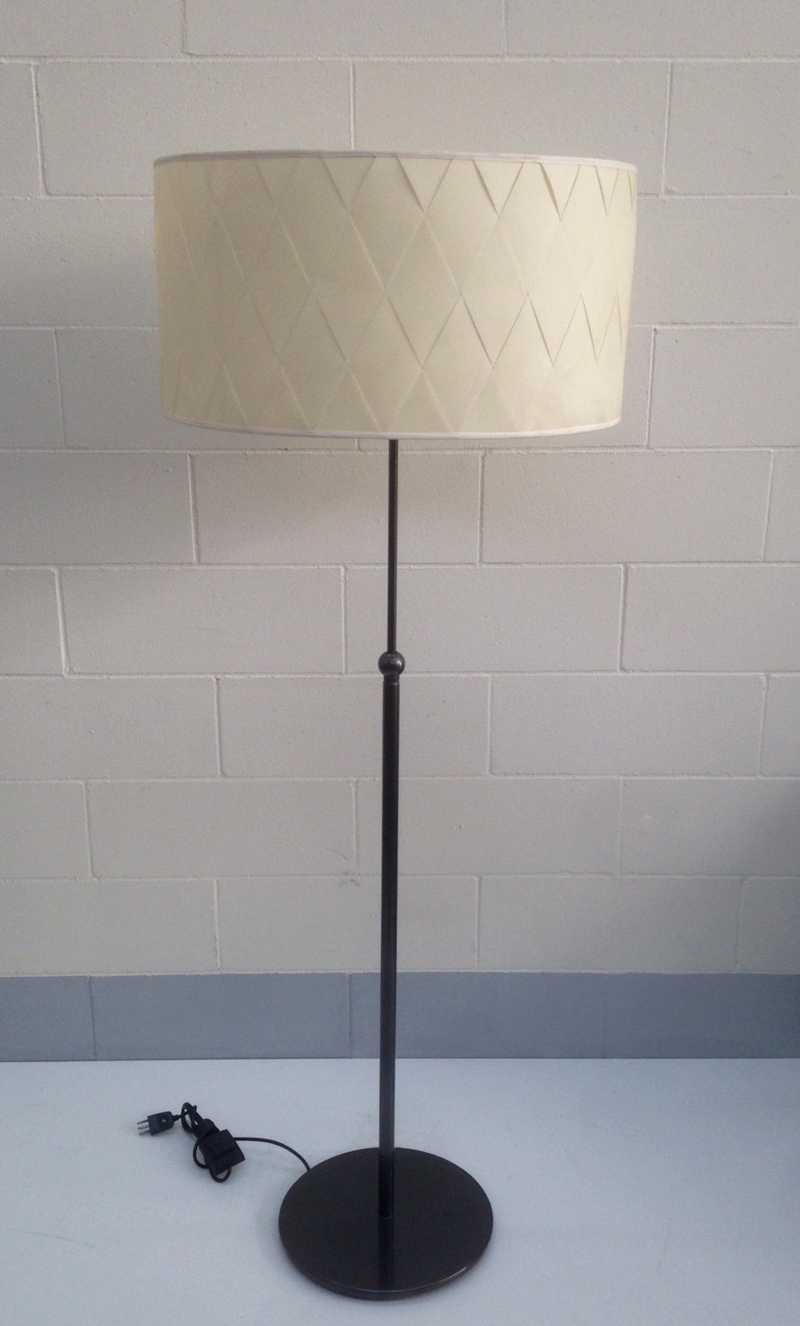 21ST C.PARCHEMENT PAPER FLOOR LAMP BY GRAHAM BIBBY   